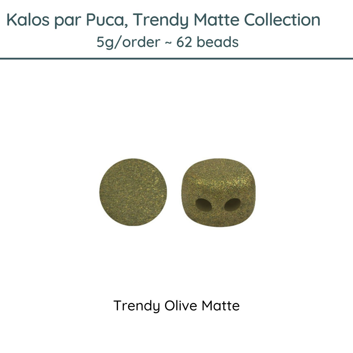 Kalos par Puca, Trendy Matte Collection, 5g. 10 colors - The Argus Collection