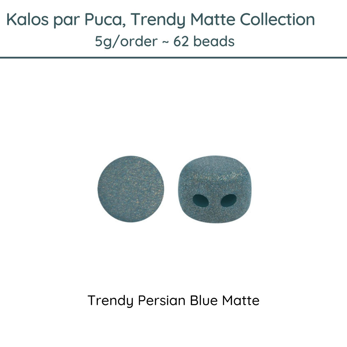 Kalos par Puca, Trendy Matte Collection, 5g. 10 colors - The Argus Collection