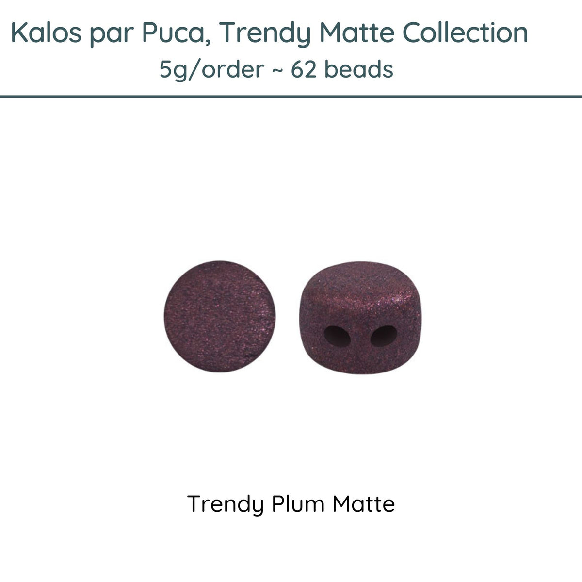 Kalos par Puca, Trendy Matte Collection, 5g. 10 colors - The Argus Collection