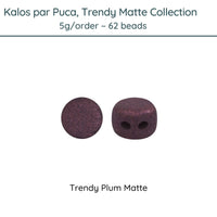 Kalos par Puca, Trendy Matte Collection, 5g. 10 colors