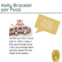 Kelly Bracelet Pattern par Puca - The Argus Collection