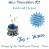Kira Pincushion Kit, 2 colors - The Argus Collection