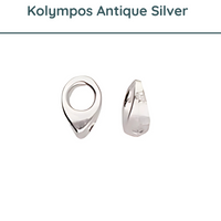 Kolympos, Cymbal Bead Ending or Connectors, 4 Pcs. or Bulk 20 Pcs. - The Argus Collection