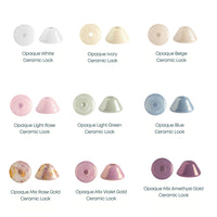 Konos Beads par Puca, Opaque Ceramic Look, 5g & 20g.