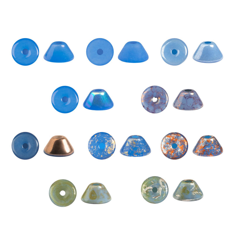 Konos Beads Frost Blue Lagoon Collection
