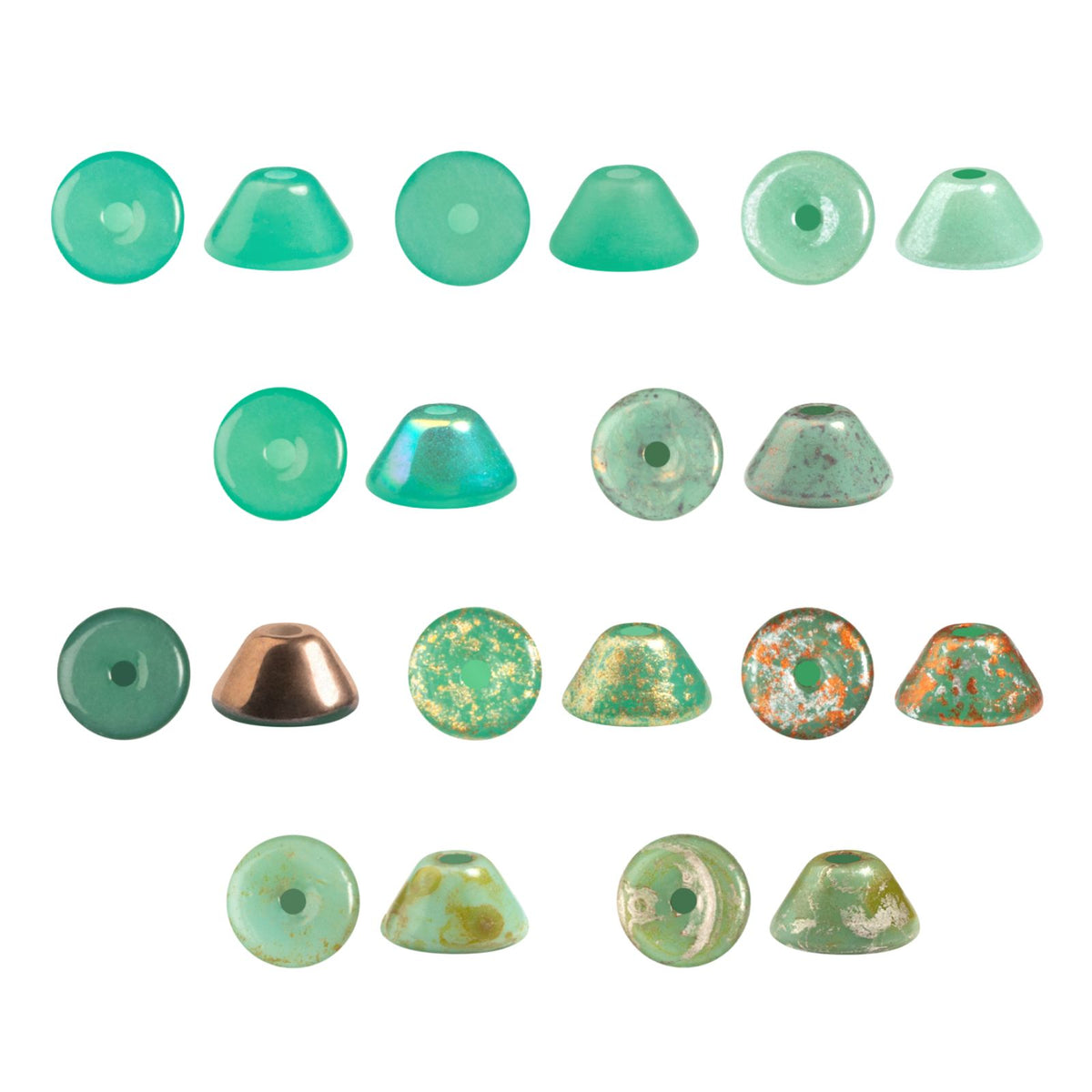 Konos Beads Frost Jade Collection