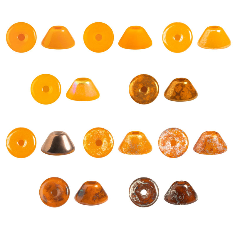 Konos Beads Frost Tangerine Collection
