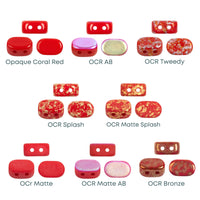 Lipsi Beads par Puca, Coral Red, 5g - The Argus Collection