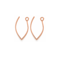 LYON5Earwires-RoseGold - The Argus Collection