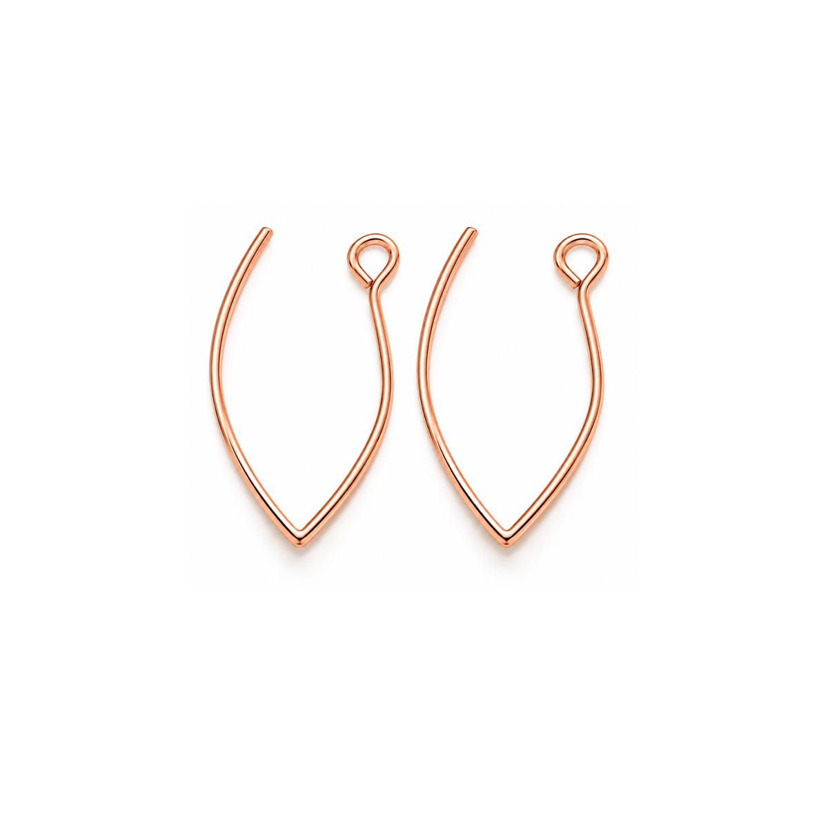 LYON5Earwires-RoseGold - The Argus Collection