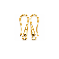 LYON7Earwires-Gold - The Argus Collection