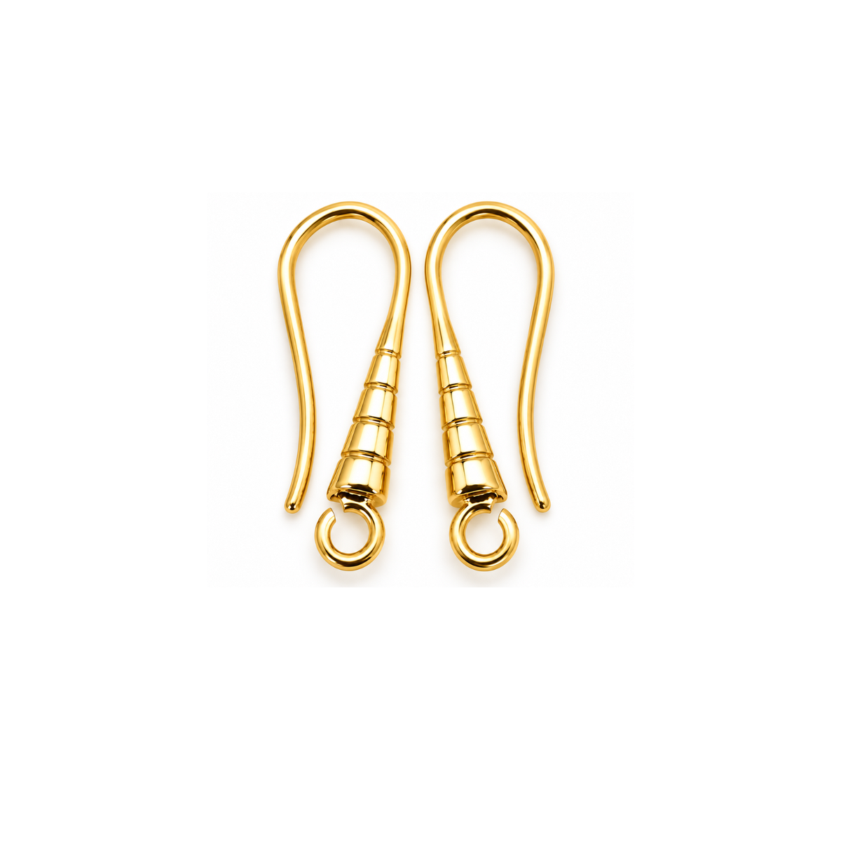 LYON7Earwires-Gold - The Argus Collection