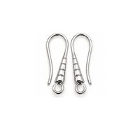 LYON7Earwires-Silver - The Argus Collection