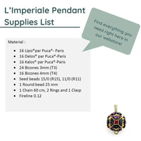 L’Imperiale Pendant Pattern par Puca