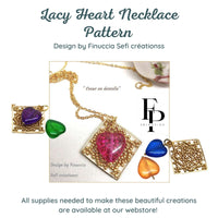 Lacy Heart Necklace Pattern