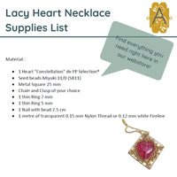 Lacy Heart Necklace Pattern