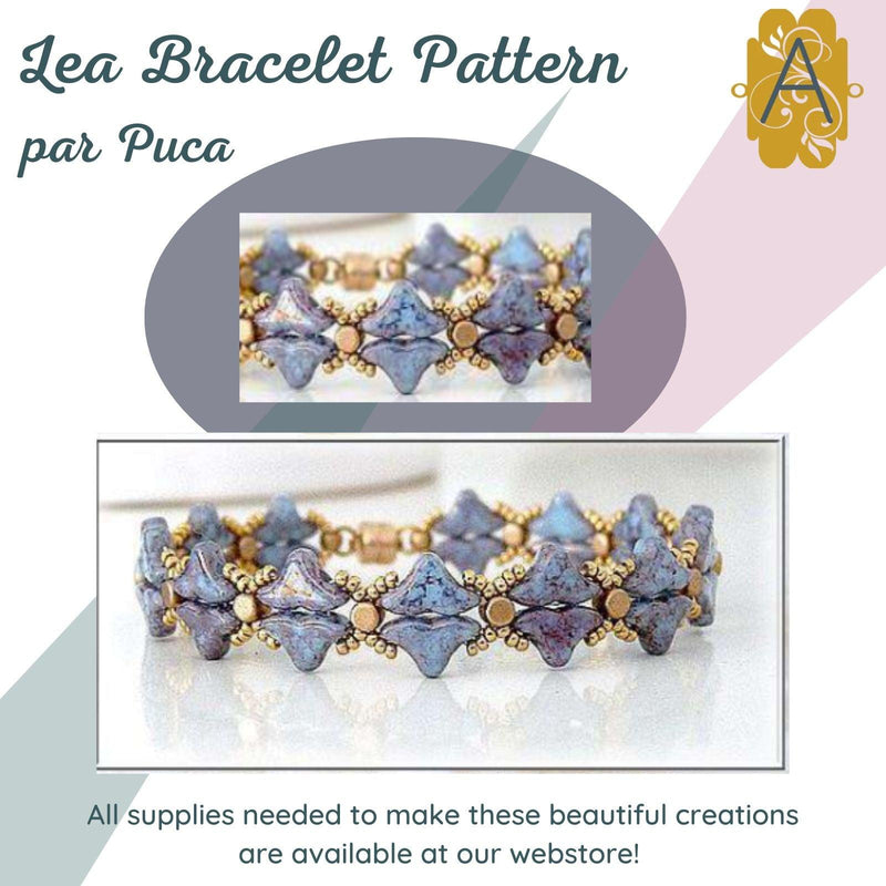 Lea Bracelet Pattern par Puca - The Argus Collection