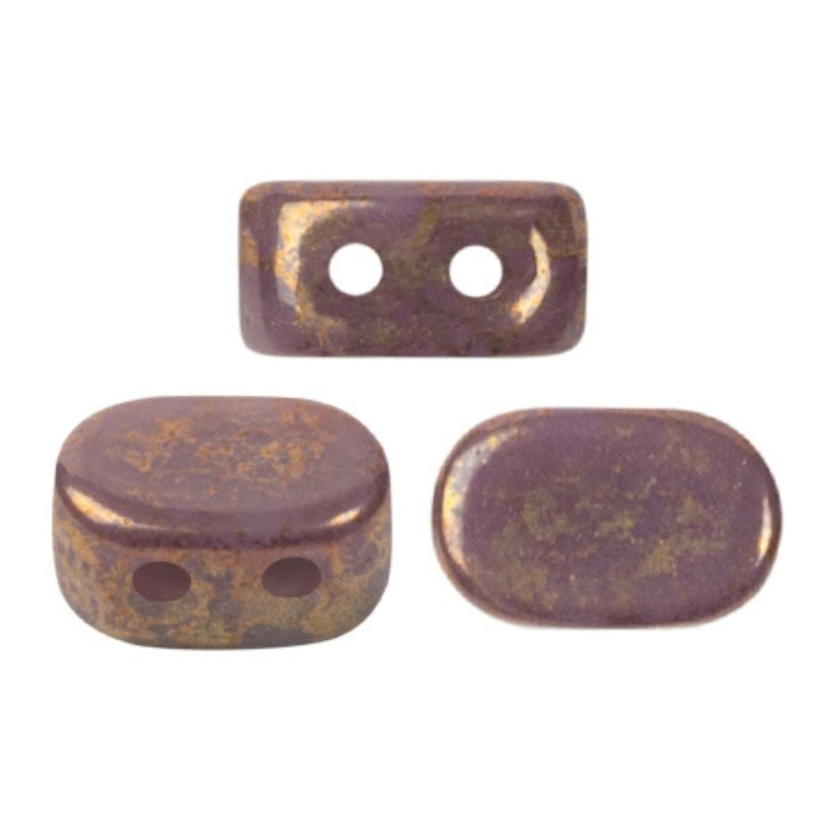 Lipsi Beads Opaque Amethyst Matte Bronze