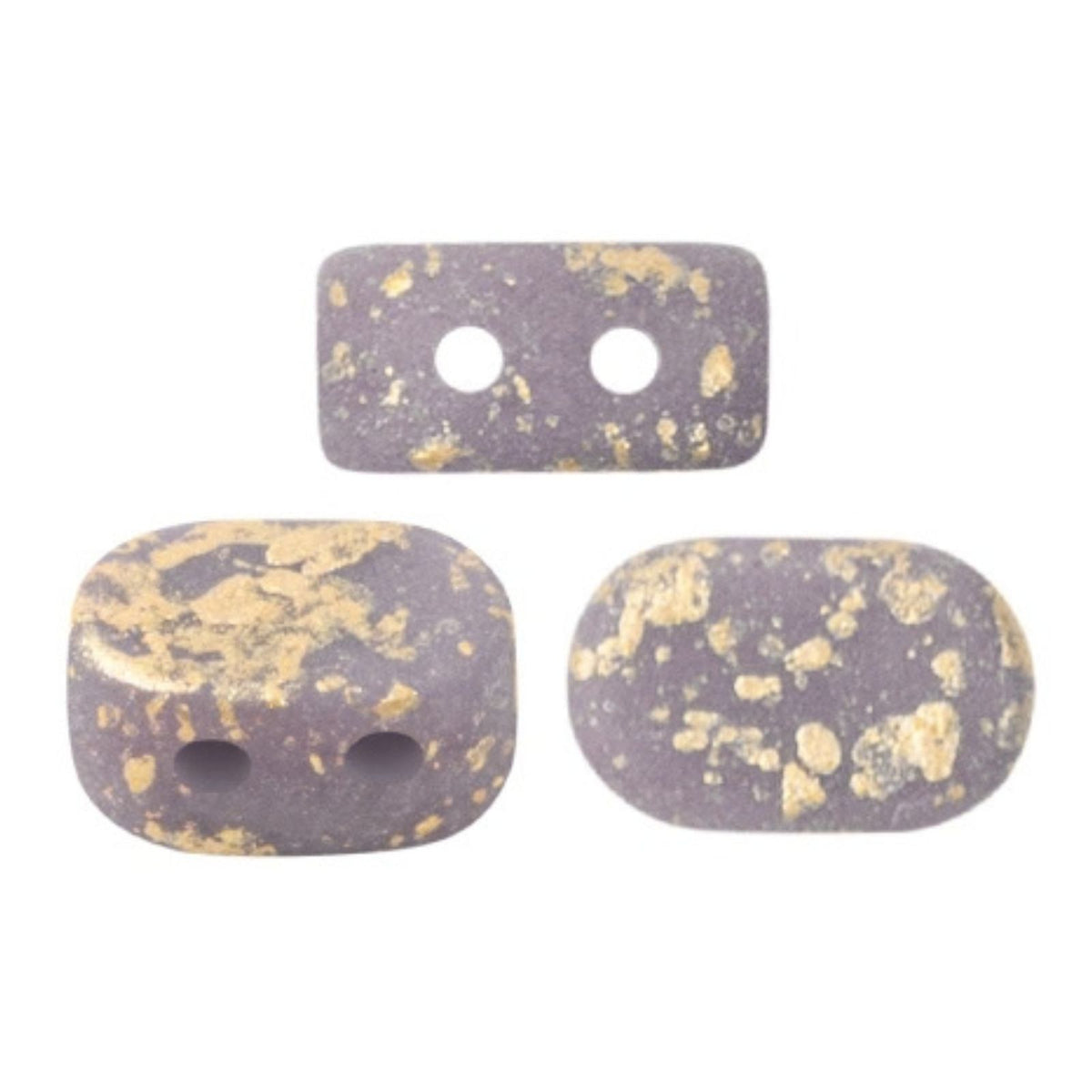 Lipsi Beads Opaque Amethyst Matte Splash