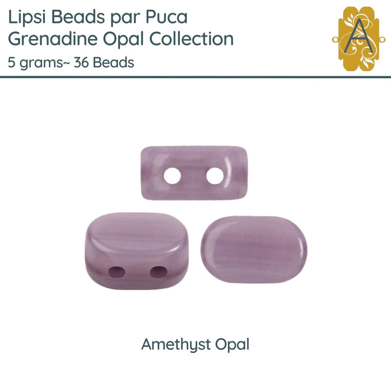 Lipsi par Puca, 5g, Amethyst Opal Collection, 8 Finishes