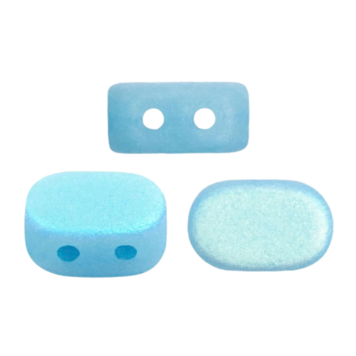 Lipsi Beads Opaque Aqua Matte AB