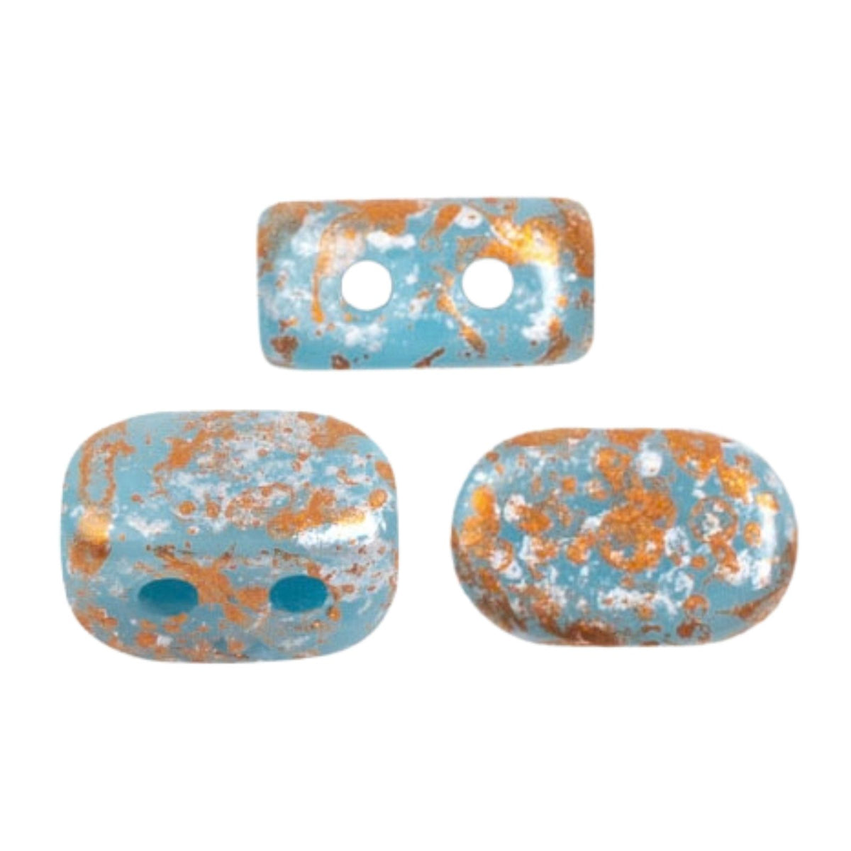 Lipsi Beads Opaque Aqua Tweedy