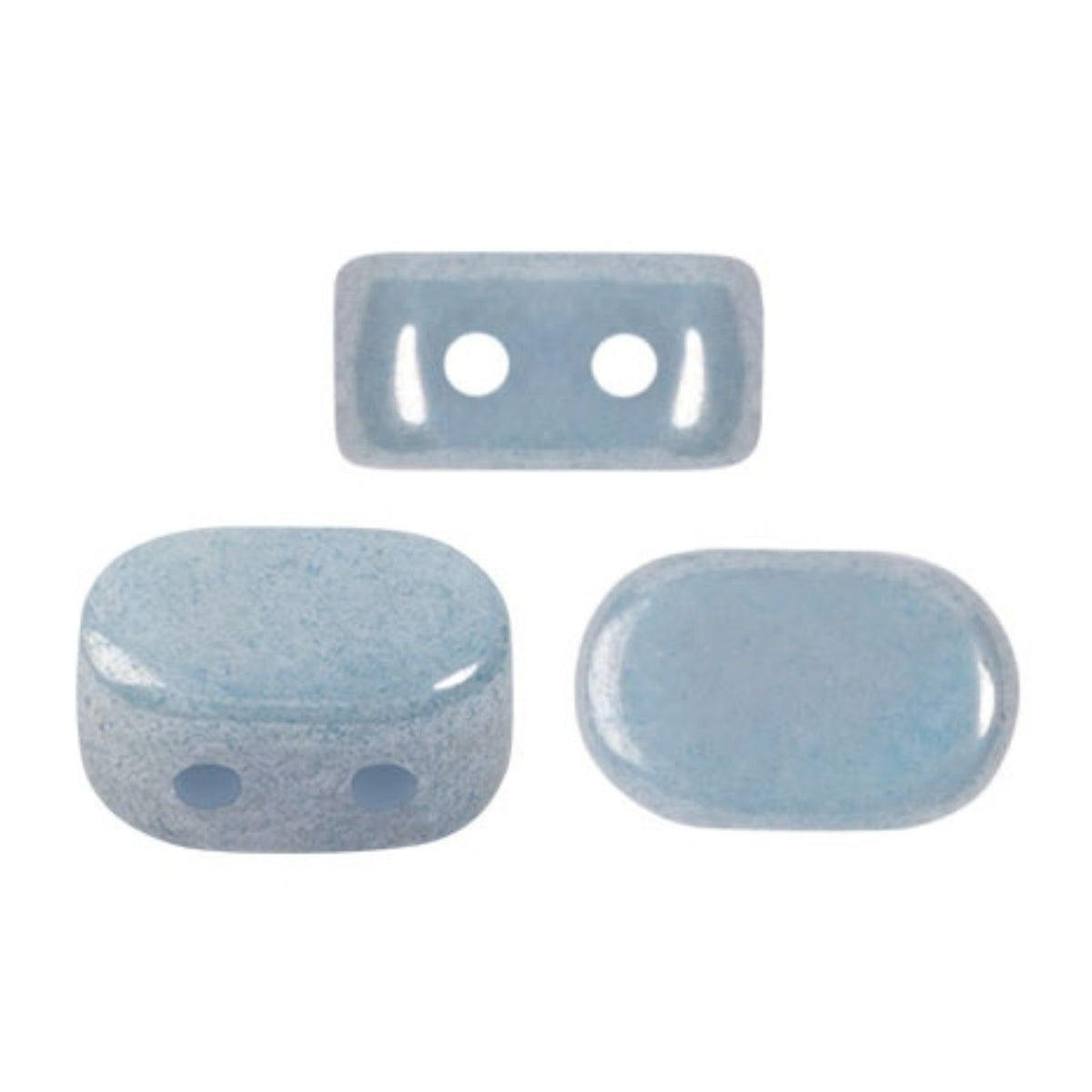 Lipsi Beads Opaque Blue Ceramic Look 