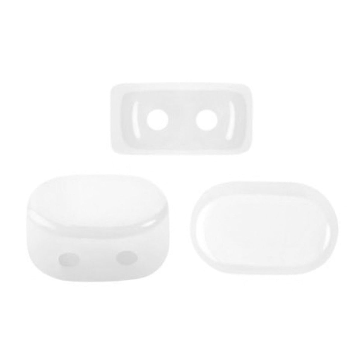 Lipsi Beads Opaque White Ceramic Look 