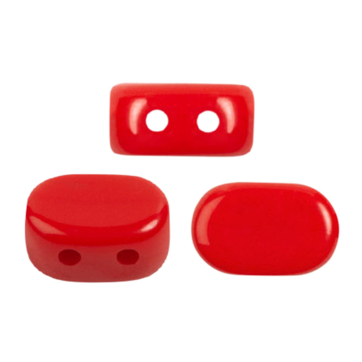 Lipsi Beads Opaque Coral Red 