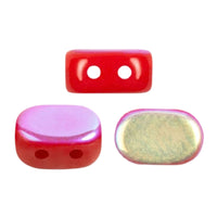 Lipsi Beads Opaque Coral Red AB