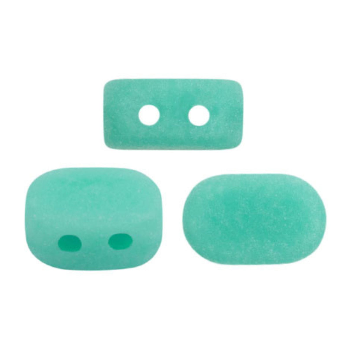Lipsi Beads Opaque Green Turquoise Matte