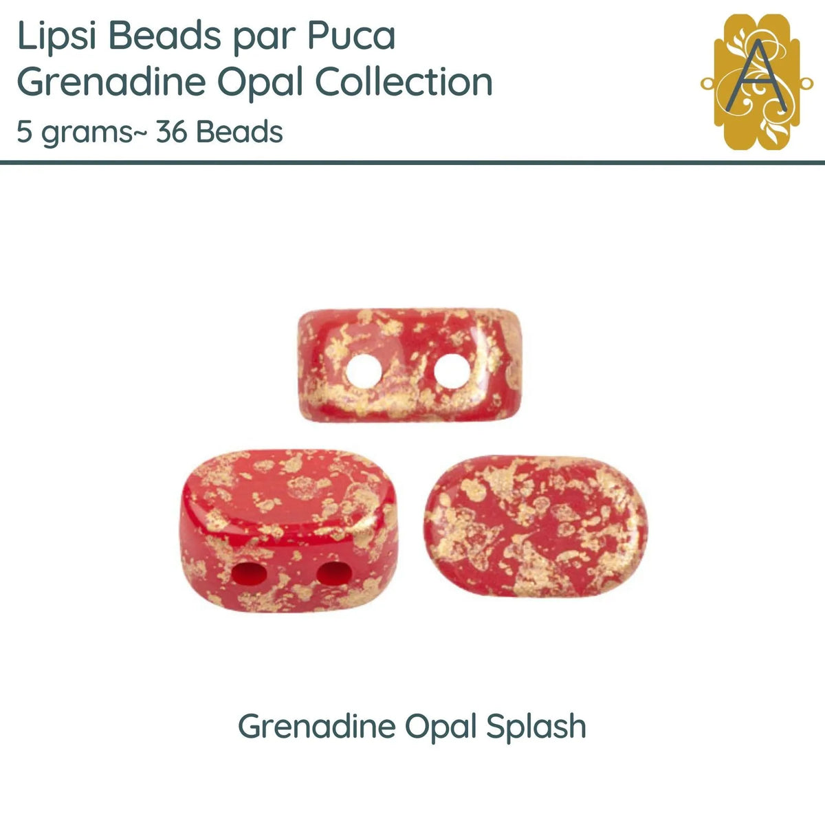 Lipsi par Puca, 5g, Grenadine Opal Collection, 8 Finishes - The Argus Collection