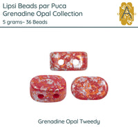 Lipsi par Puca, 5g, Grenadine Opal Collection, 8 Finishes