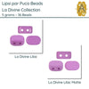 Lipsi par Puca, 5g, La Divine Collection, 10 Colors - The Argus Collection