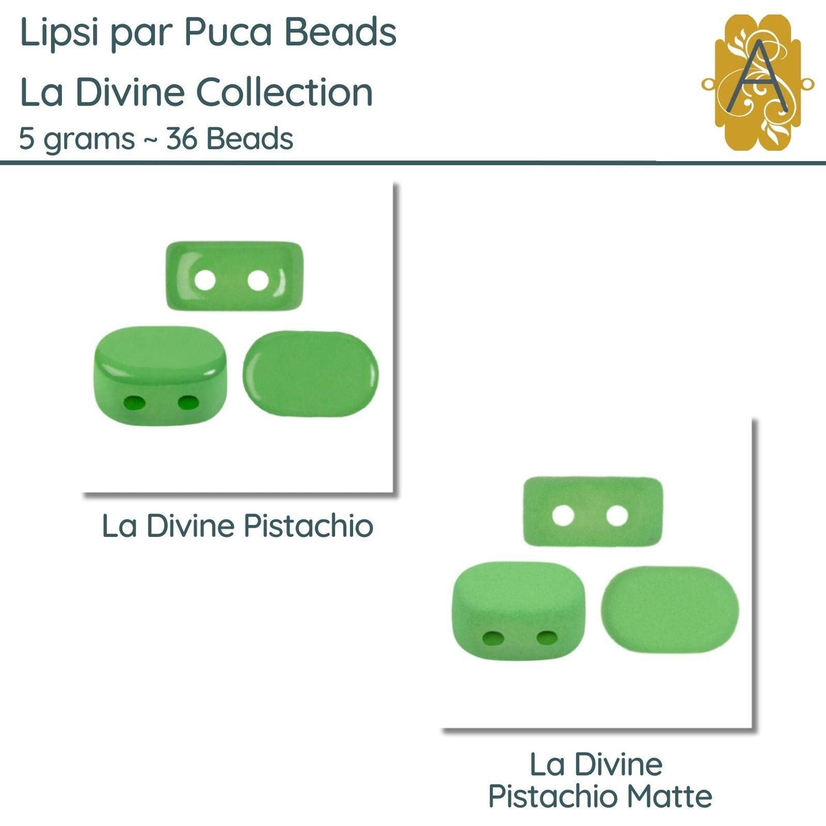 Lipsi par Puca, 5g, La Divine Collection, 10 Colors - The Argus Collection