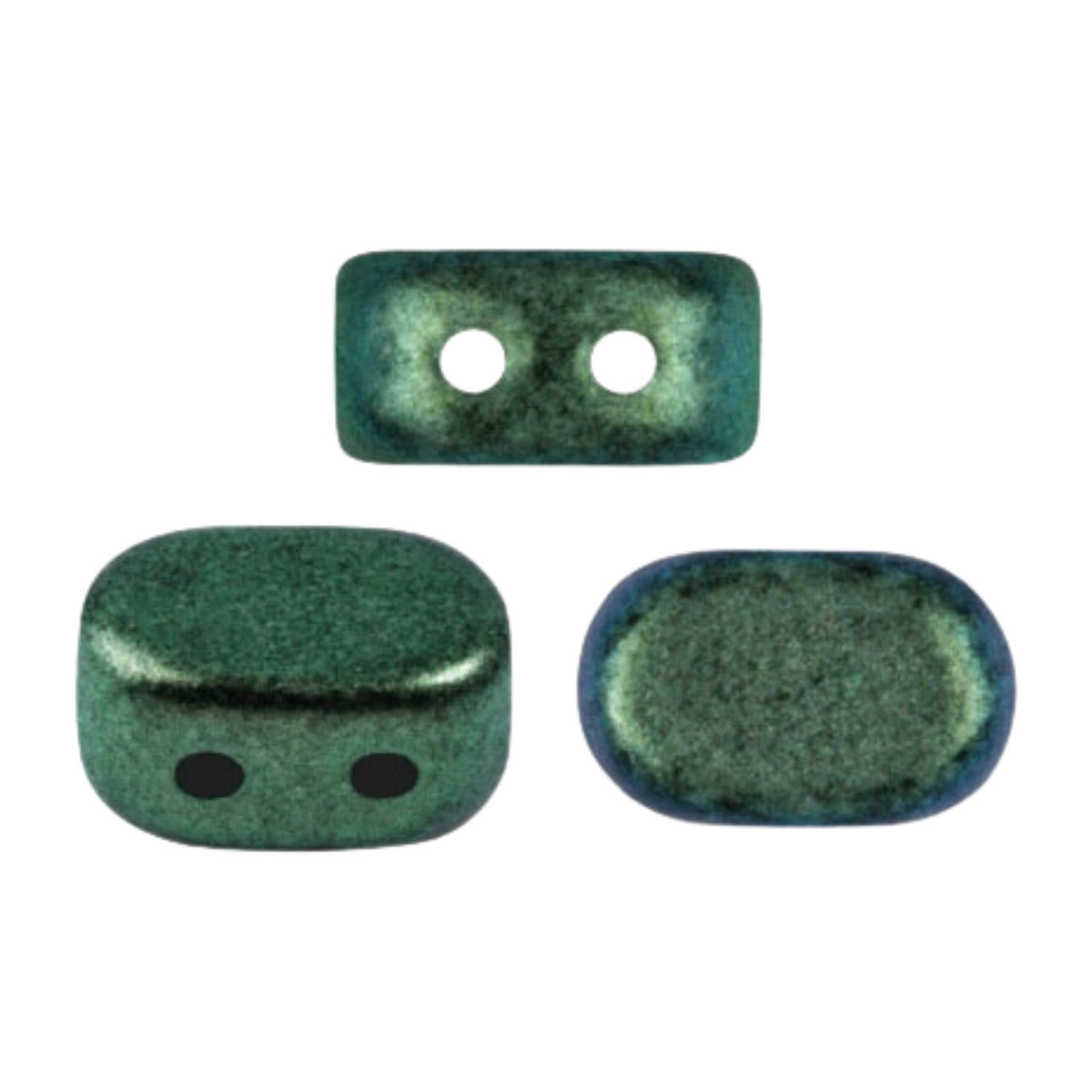 Lipsi Beads Metallic Matte Green Turquoise