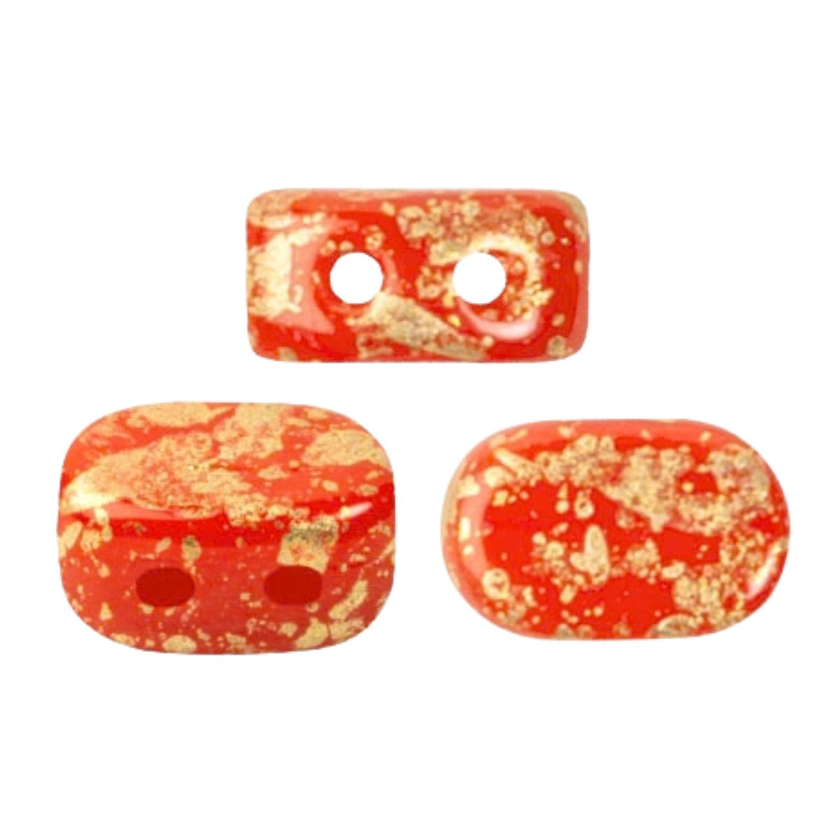 Lipsi Beads Opaque Light Coral Splash