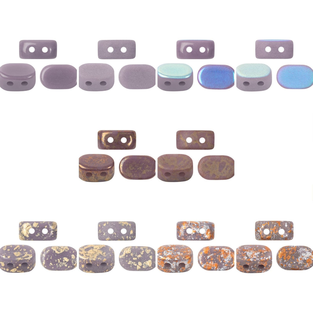 Lipsi Beads Opaque Amethyst Collection