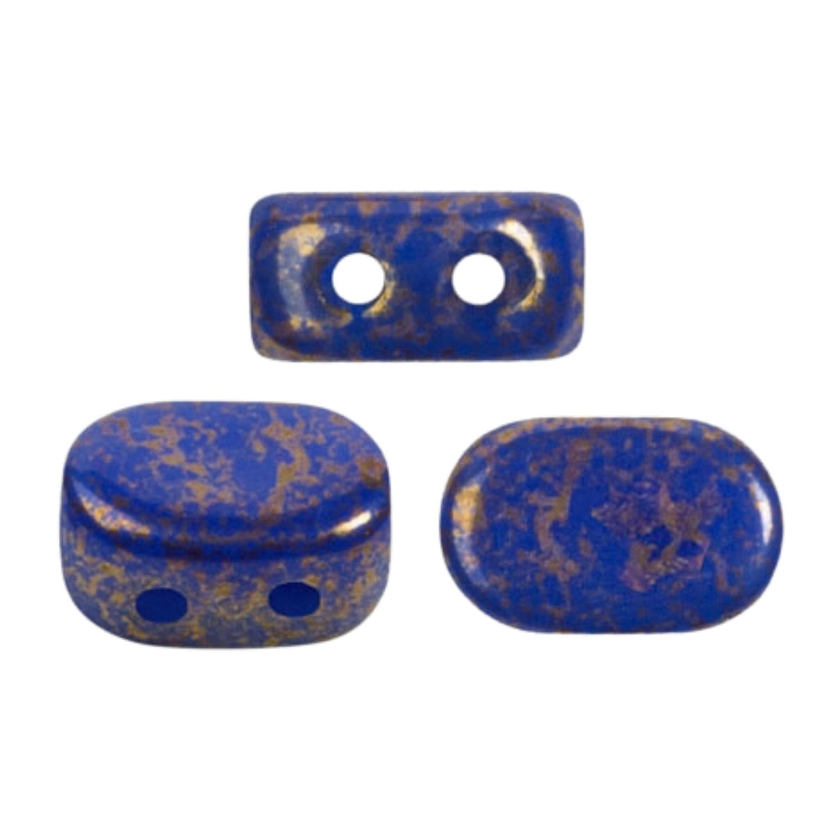 Lipsi Beads Opaque Sapphire Bronze