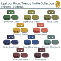 Lipsi par Puca, 5g, Trendy Matte Collection, 10 Colors