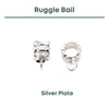 Ruggle Bail, Silver Plate, 2 or 10 Pieces - The Argus Collection