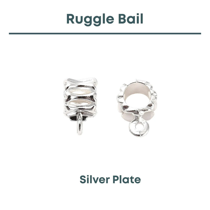 Ruggle Bail, Silver Plate, 2 or 10 Pieces - The Argus Collection