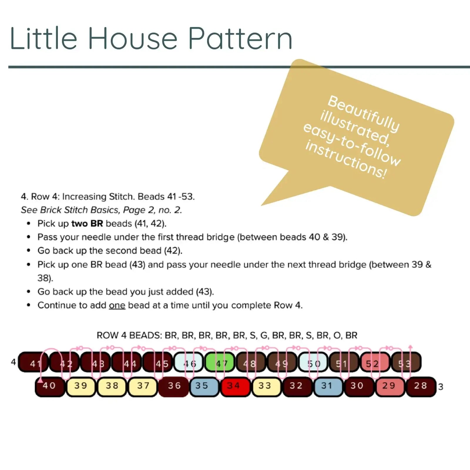 Little House Earrings Pattern, Cylin Beads - Little House Earrings Pattern, Cylin Beads - Default Title , The Argus Collection
