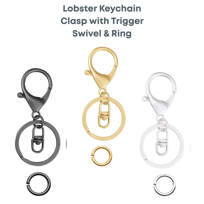 LobsterKeychainClaspwithTriggerSwivel - The Argus Collection