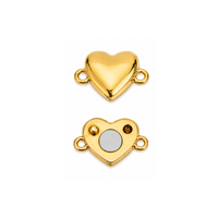Lock-It® Heart Magnetic Clasp, 1-Strand