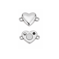 Lock-It® Heart Magnetic Clasp, 1-Strand