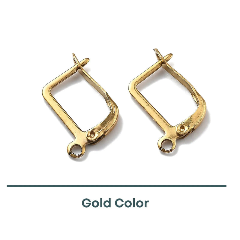 Loire 4, Closed Loop Leverback, 304 Stainless Steel, 2 Pair - The Argus Collection