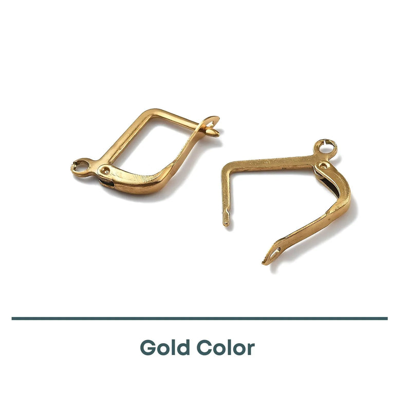 Loire 4, Closed Loop Leverback, 304 Stainless Steel, 2 Pair - The Argus Collection