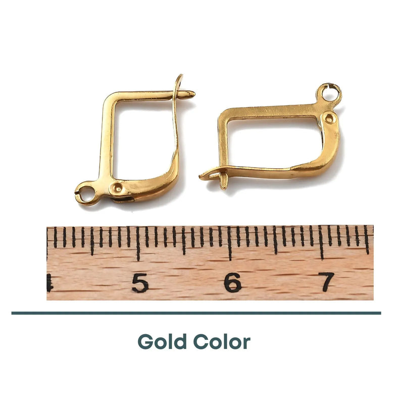 Loire 4, Closed Loop Leverback, 304 Stainless Steel, 2 Pair - The Argus Collection