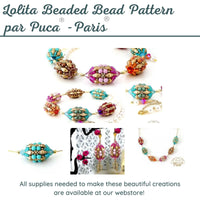 Lolita Beaded Bead, Pattern par Puca - The Argus Collection